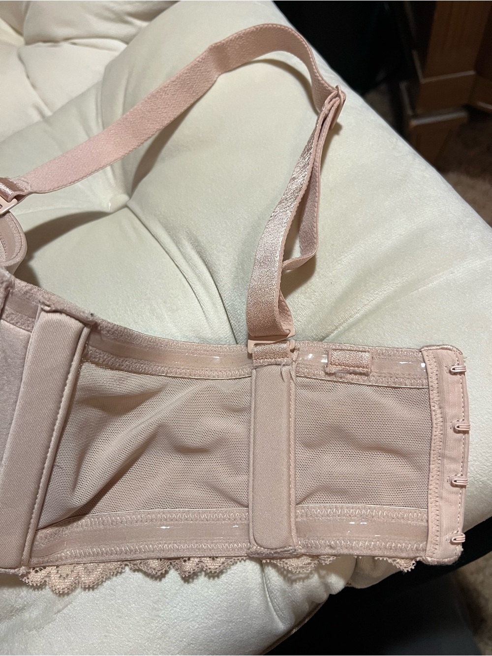Torrid Bombshell Everyday Strapless Bra in Nude Size 38F - Picture 8 of 9